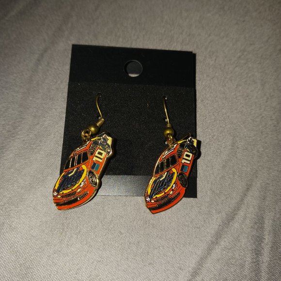 NEW! VINTAGE Racecar Earrings - Picture 6 of 6